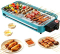 Electric Indoor Grill, 1500W Smokeless Barbecue BBQ Grill for Kitchen with Net, Fast Heat Up Power & Adjustable Temperature, for Beef, Salmon & Sausage Griddle by Unknown