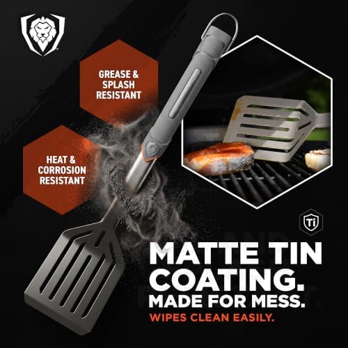Dalstrong 18" BBQ Grill Spatula - Titanium Nitride Stainless Steel - Image 4