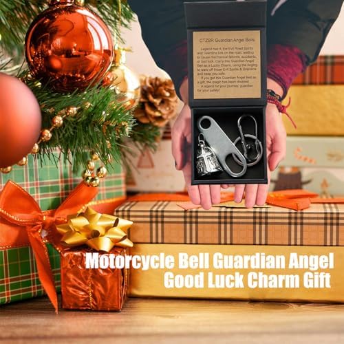 Motorcycle Bell Guardian Angel Gremlin Lucky Charm Gift For Riders - Image 2