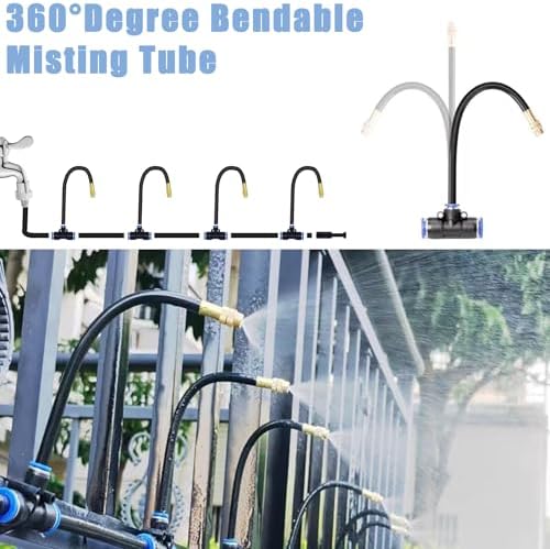 49.21Ft Drip Irrigation Kit System, 360° Bendable Garden Irrigation System - Image 2