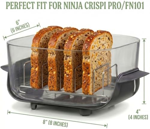 2-Pack Toast Rack for Ninja Crispi Pro & FN101 Air Fryer Accessories - Image 2
