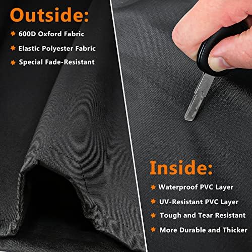 Utheer Pellet Grill Cover for Camp Chef 24 Woodwind Pro DLX/SG w/o Sidekick - Image 4