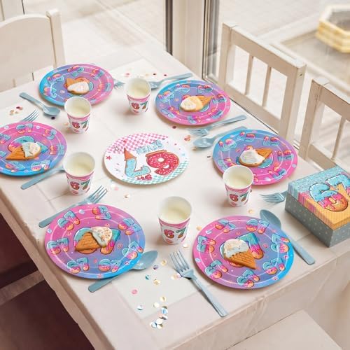 Suclain 150 Pcs 6 7 Birthday Party Tablewear, Six Seven Birthday Decoration - Image 6