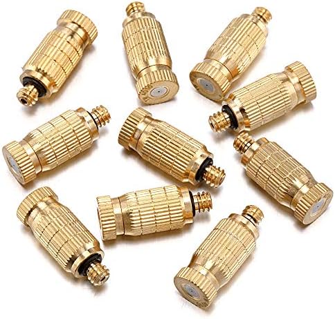 20Packs Brass Misting Nozzles for Outdoor Cooling System - Image 4