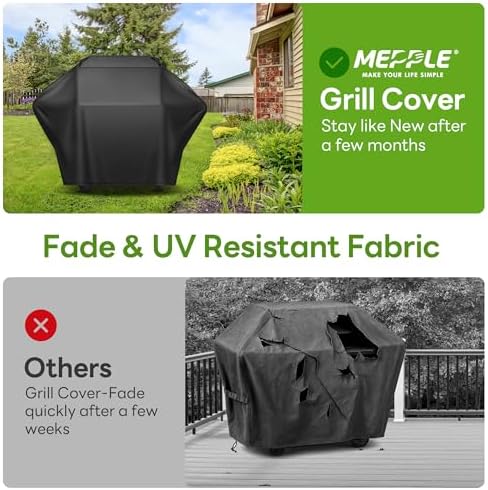 65 Inch Grill Cover for Outdoor Grill,Waterproof,Anti-UV&Fade Protection - Image 7
