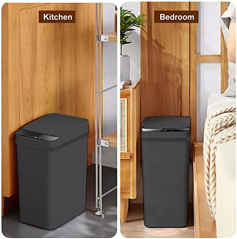 2 PACK - Touchless Bathroom Trash Can - Skinny Motion Sensor Trash Bin - Image 5