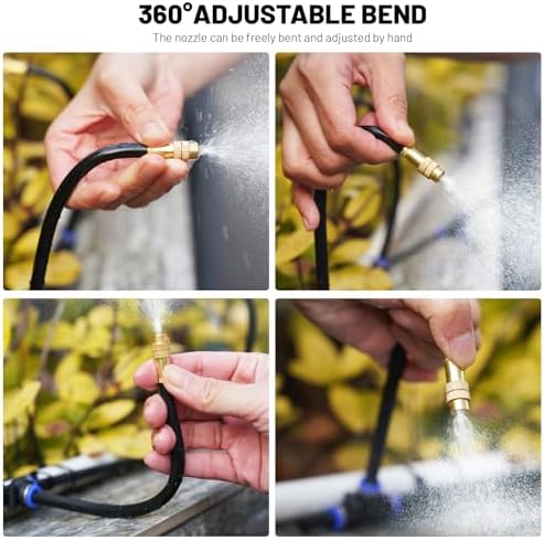 360° Adjustable Drip Irrigation System with 32 Nozzles & Water Timer - Image 3