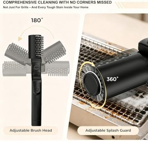Cordless Electric Grill Brush Rechargeable 400RPM Powerful - Image 6