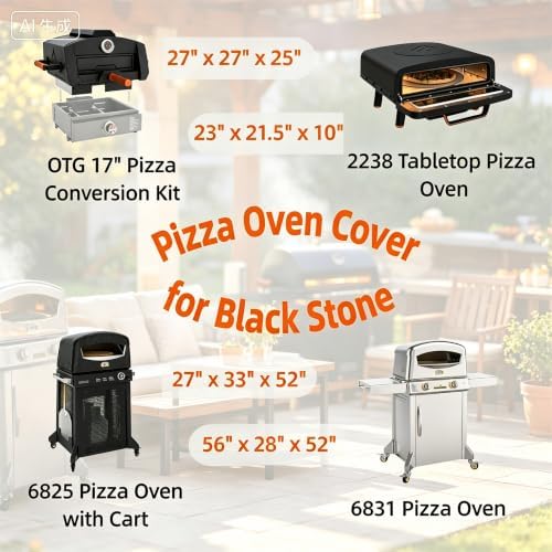 Pizza Oven Cover for Blackstone OTG 17" Pizza Conversion Kit on Griddle - Image 7