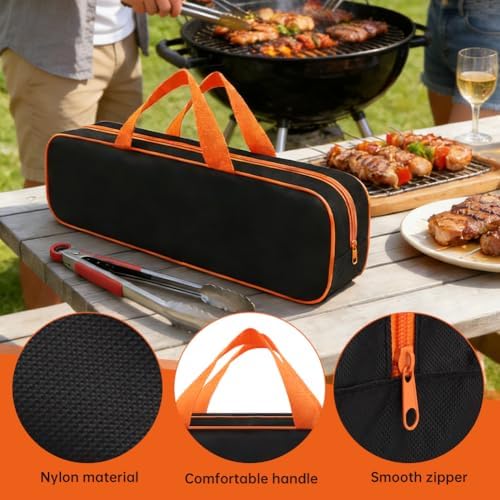 Grill Utensil Storage Bag, BBQ Tool Bag Grill Accessory Storage - Image 5