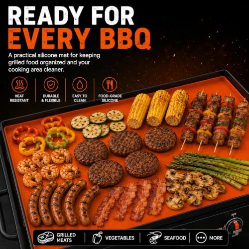 Silicone Griddle Mat for Expert Grill 3-Burner Propane Griddle 28", Reusable Flat Top Griddle Protector Mat for Outdoor Griddles, Patio and BBQ Cooking Stations - Image 2
