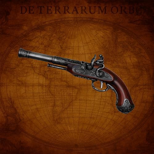 14" Collectible Foam Pirate Flintlock Replica | Historical Cosplay Prop, Safe Pirate Costume Accessory & Display Décor - Image 3
