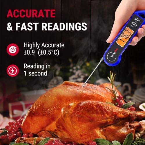 TempPro TP19H 1 Sec Digital Meat Thermometer for Cooking - Image 6