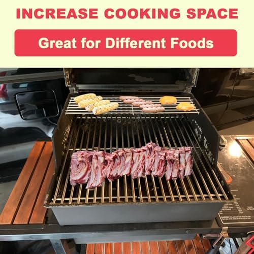 7513 Warming Rack for Weber Genesis 1000-5500, Silver & Gold B/C Grill - Image 3