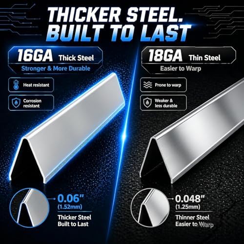 Uniflasy 17.5" Flavorizer Bars & Heat Deflectors for Weber Genesis 300 E310 - Image 4