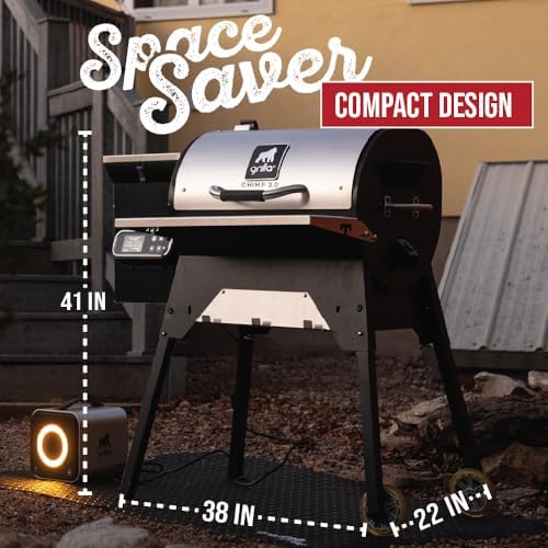 GRILLA Chimp 2.0 Tailgater Pellet Grill with Foldable Design, Wifi Connectivity, Compact Design, For Outdoor Grilling, Tailgating, and BBQ - Image 3