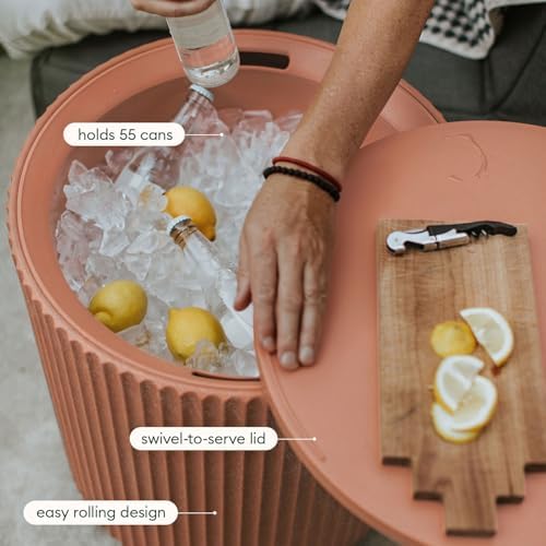 Veradek Cooler Side Table - Outdoor Cooler Table and Ice Chest - Image 7