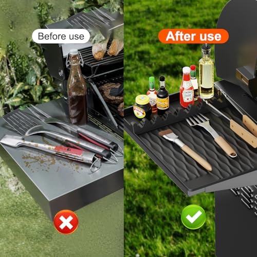 Blackstone Griddle Silicone Grill Mat, Food-Grade Heat-Resistant Drip Pad & Spatula Mat for Blackstone/Weber/Traeger/Pit Boss Grills, Kitchen Counter Protector, BBQ Accessories Gift - Image 7