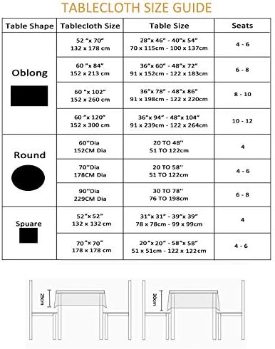 EHouseHome Outdoor Indoor Tablecloth with Umbrella Hole for Oval Table,Waterproof Patio Table Cloths, Spring/Summer Table Covers with Zipper for Backyard Circular Table/BBQs/Picnic,60 x 84 inches - Image 6