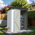 Greesum Outdoor Storage Shed 5 x 3 ft. Utility Tool Shed, White by BuynowfromGreesum