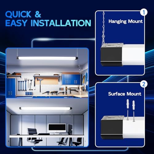 hykolity 4FT 120W LED Shop Light Linkable,13000LM(400w Equivalent) - Image 3
