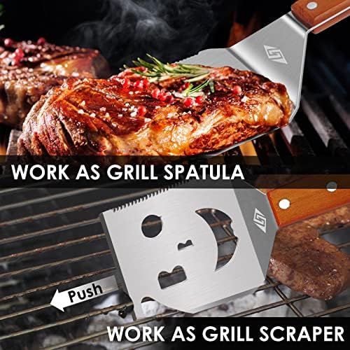 7-in-1 Grill Spatula for Outdoor Grill, BBQ Accessories, Gifts for Men, Dad - Image 3