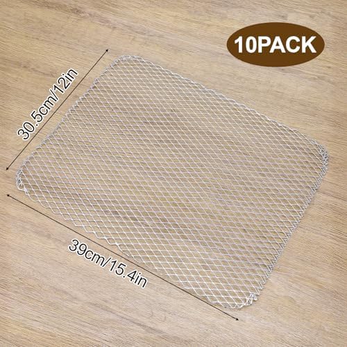 10 Pack Disposable Grill Topper, 16x12 Inch BBQ Grills Mat - Image 2