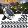 btfarm 24 Pack Solar Lights Outdoor Waterproof, 8 LED Solar Ground Lights by btfarmdecorativelighting
