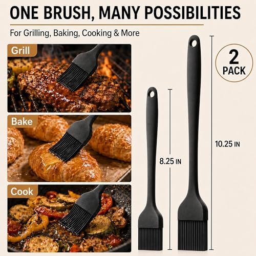 Silicone Basting Pastry Brush for Baking Bbq Spread Oil Butter - Image 3
