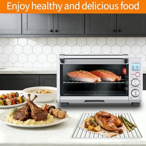 GCQ Wire Rack for Breville BOV650XL the Compact Smart Oven Countertop Toaster Oven,12.4"×10.2" Stainless Steel Grill Racks Baking Rack Cooling Rack Accessories Replacement Parts,Dishwasher Safe - Image 7