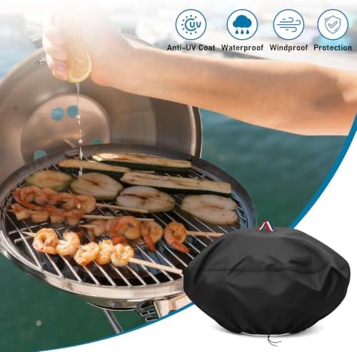 Boat Grill Cover for Magma A10-215 Kettle Portable Gas Grill - Image 4