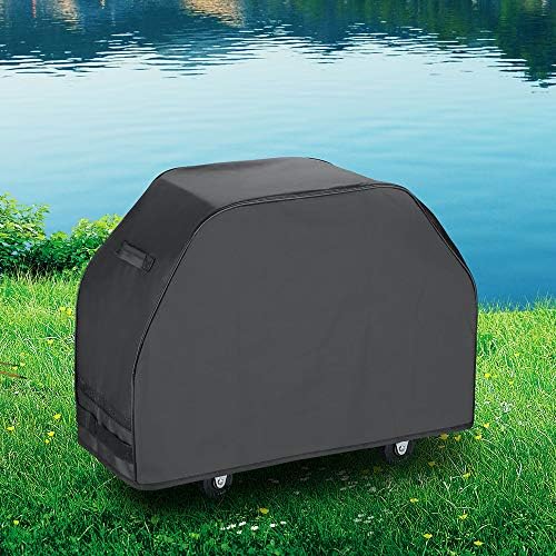 Grill Cover 60 Inch, Heavy Duty Waterproof BBQ Cover, Gas Grill Cover for Weber, Char-Broil, Brinkmann, 60" W x 23" D x 42" H - Image 5