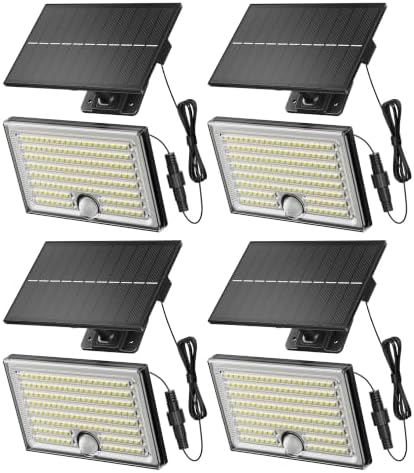 Mini Solar Outdoor Lights, 170 LED Solar Lights with 16.5 ft Cable by ONLYWIN