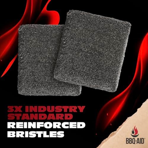 Bristle-Free Grill Brush Replacement Heads, 2-Pack Outdoor BBQ Cleaner - Image 5