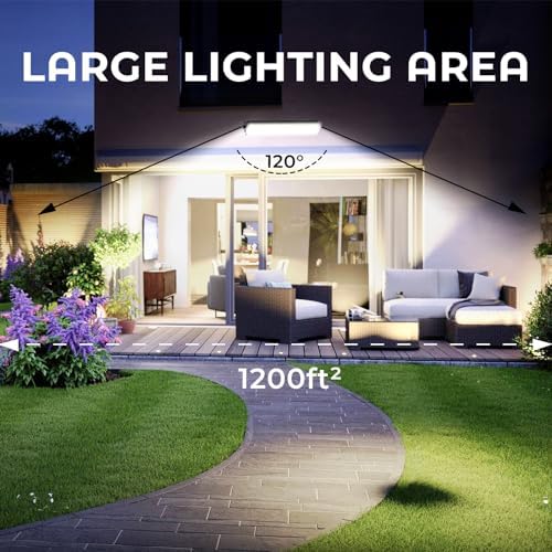 14000LM 100W LED Shop Lights, Plug in Garage Light for Workbench, 4 Pack - Image 4