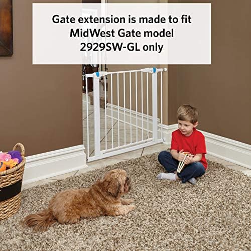 MidWest Homes for Pets 11" Wide Extension for 29" High Night Safety Glow Frame, White - Image 3