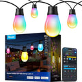 Govee S14 Bulb Outdoor String Lights 2, 96ft RGBICWW, 30 LED Bulbs, IP66 by Unknown