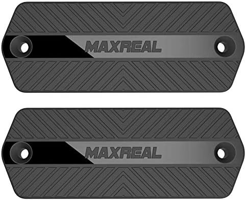 Gun Magnet 60lbs Rated.HQ Rubber Coated Magnetic Pistol Mount & Holster for Vehicle, Truck, Home, Car, Safe, Table & Wall. Tactical Firearm Concealment Holder Accessories (2-Pack) by MAXREAL