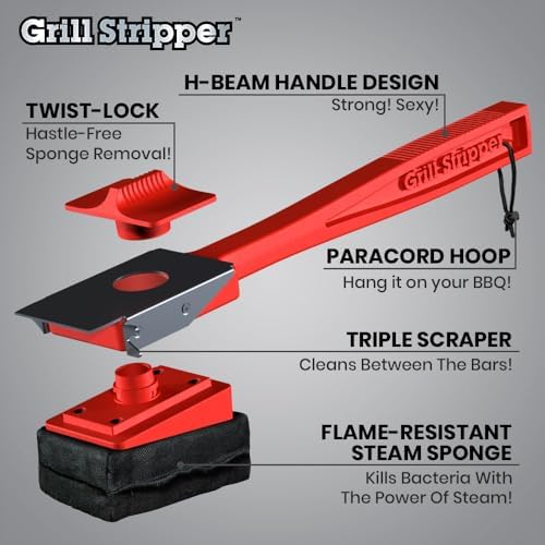 Grill Stripper Grill Cleaner for Outdoor Grill - Replacement Grill Sponge - Image 3