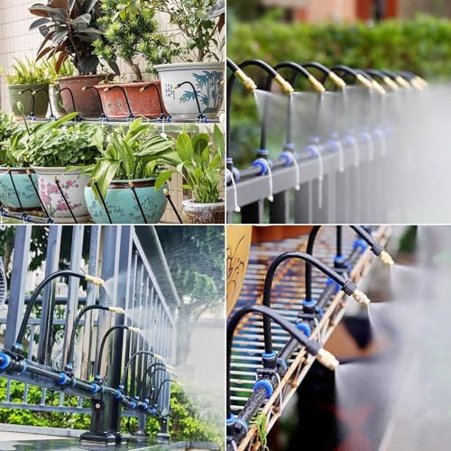 49.21Ft Drip Irrigation Kit System, 360° Bendable Garden Irrigation System - Image 5