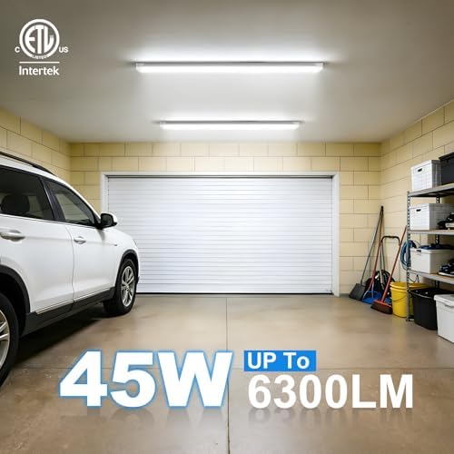 SHOPLED LED Shop Light 4FT, 45W 6300LM 5000K Daylight White, V-Shape - Image 2