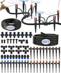 40FT Main tube1/2 Drip Irrigation System Kit with 40 Adjustable Nozzles by ELDEROAKI
