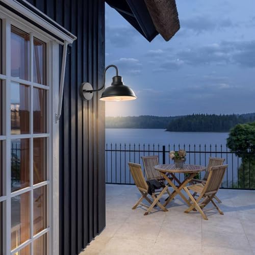 12" Barn Lights Outdoor Gooseneck Large Exterior Lighting Fixtures - Image 6