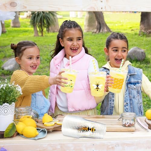 Honey Bee Party Decoration Cups for Baby Shower Decor Supplies - Image 2