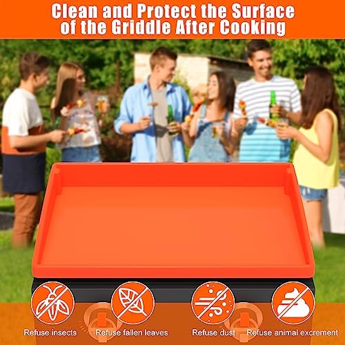 Silicone Griddle Mat Cover for Blackstone - 22 Inch True All-Encompassing Coverage Heavy Duty Food Grade Grill Buddy Mat, All Season Cooking Surface Protective Cover - Image 2