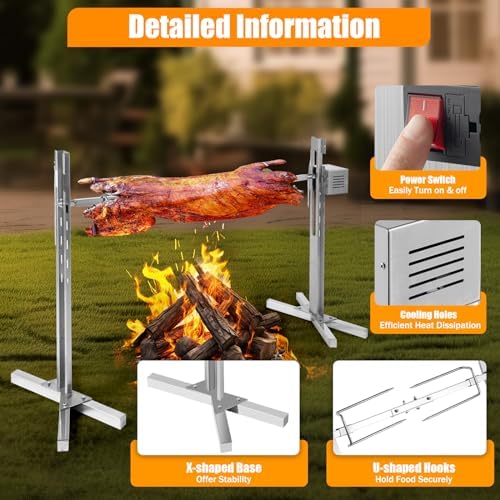 Electric Rotisserie Grill Kit - Image 5
