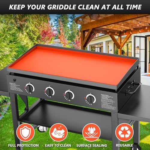 28" Silicone Griddle Mat for Blackstone Heavy Duty Grill Top Cover - Image 2
