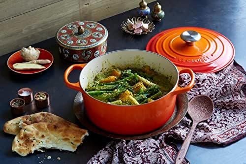 Le Creuset Enameled Cast Iron Round Dutch Oven, 4.5 qt., Flame - Image 6