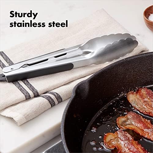OXO Good Grips 9-Inch Stainless Steel Locking Tongs - Image 5