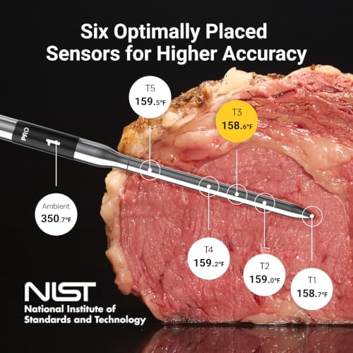 ThermoMaven Sub-1G Wireless Meat Thermometer, 4 Probes WiFi Thermometer - Image 4